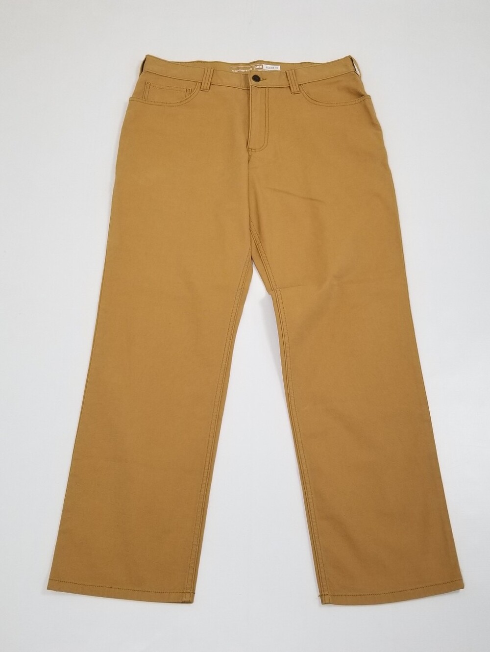 Carhartt Rugged Flex Relaxed Fit Canvas 5-Pocket Work Pant Tag Size 34x32 NWOT